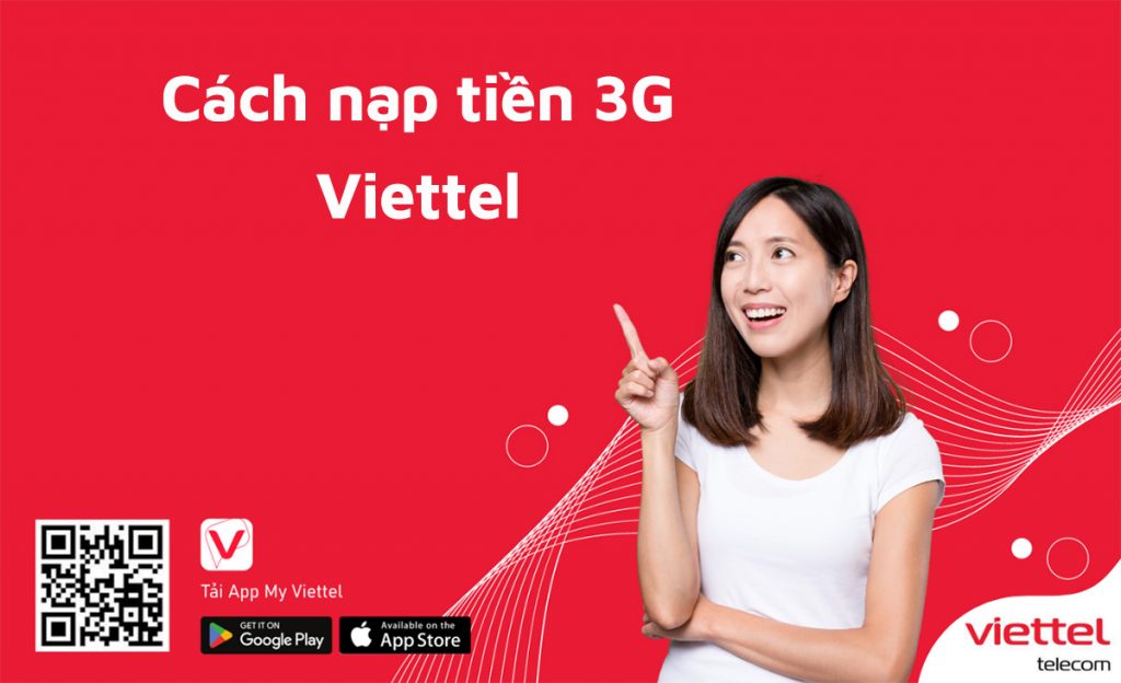 Cách nạp tiền sim 3G Viettel đơn giản và nhanh chóng